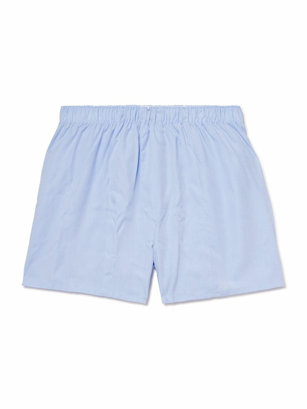 Photo: CDLP - TENCEL™ Lyocell-Poplin Boxer Shorts - Blue