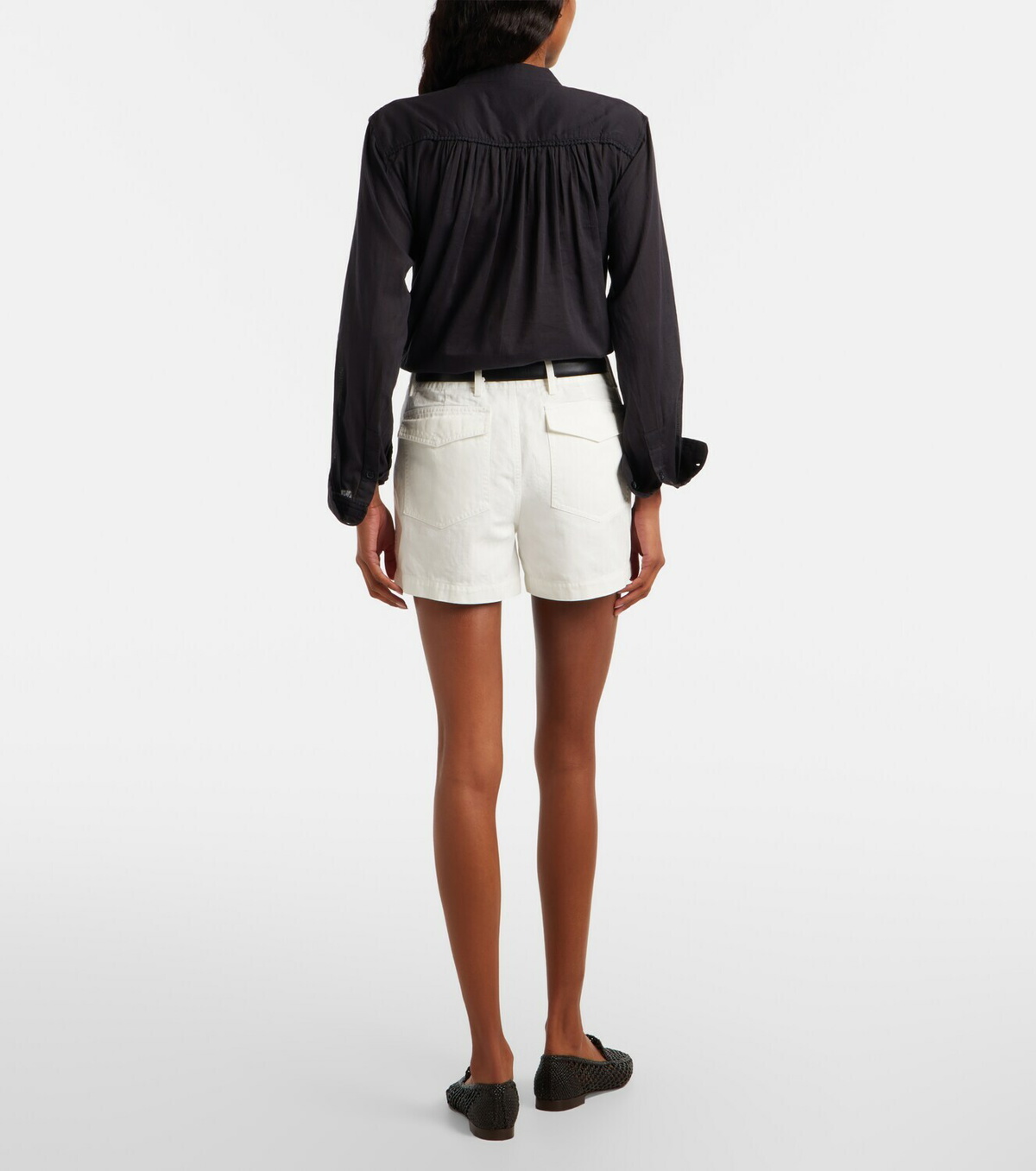 Nili Lotan Utility cotton shorts