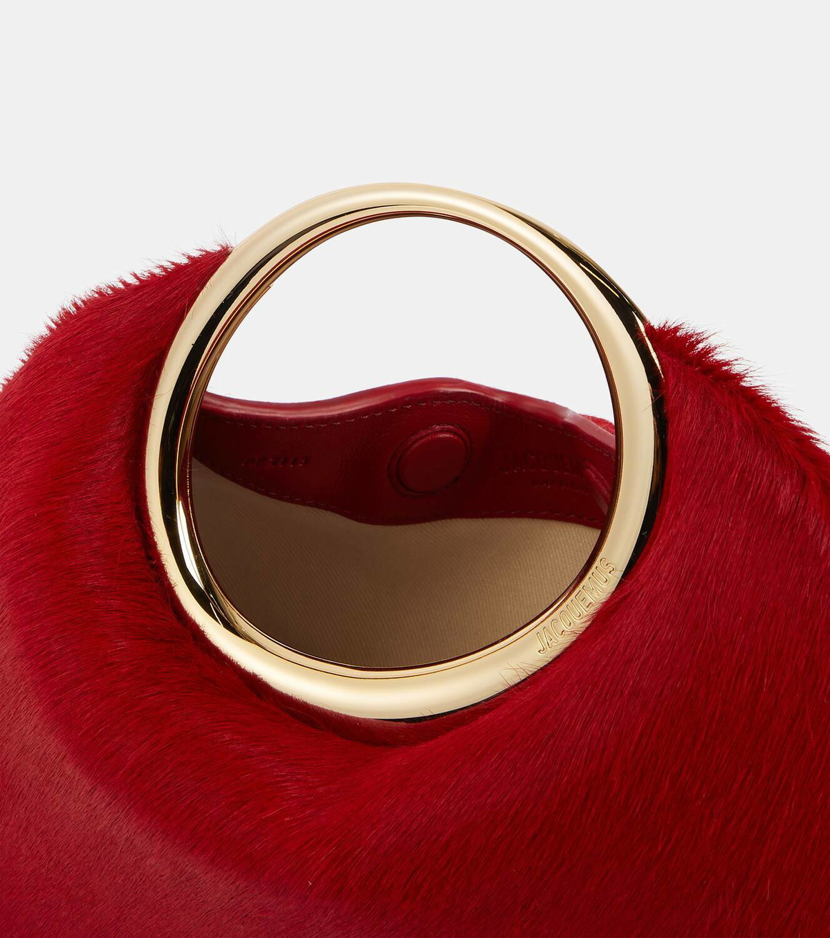 Jacquemus Le Petit Calino calf hair tote bag Jacquemus