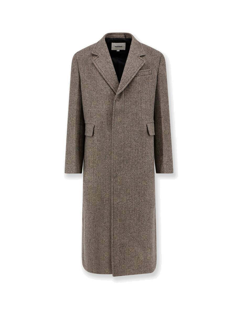 TONYWACK Single-Breasted Tailored Coat