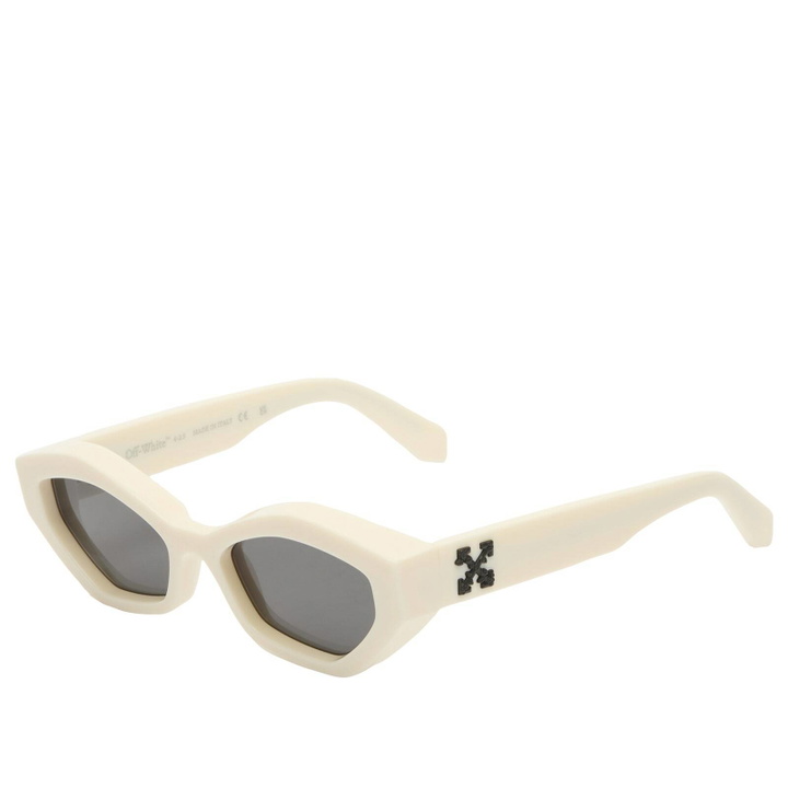 Photo: Off-White Sunglasses Hilo Sunglasses in White 