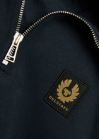 Belstaff Logo-appliquéd Cotton Sweatshirt Navy