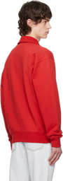 Bally Red Half-Zip Sweatshirt