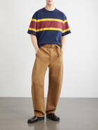 Sacai - Chusen-Dyed Cotton-Jersey T-Shirt - Blue