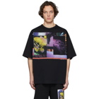 Dries Van Noten Black and Multicolor Mika Ninagawa Edition Haky T-Shirt