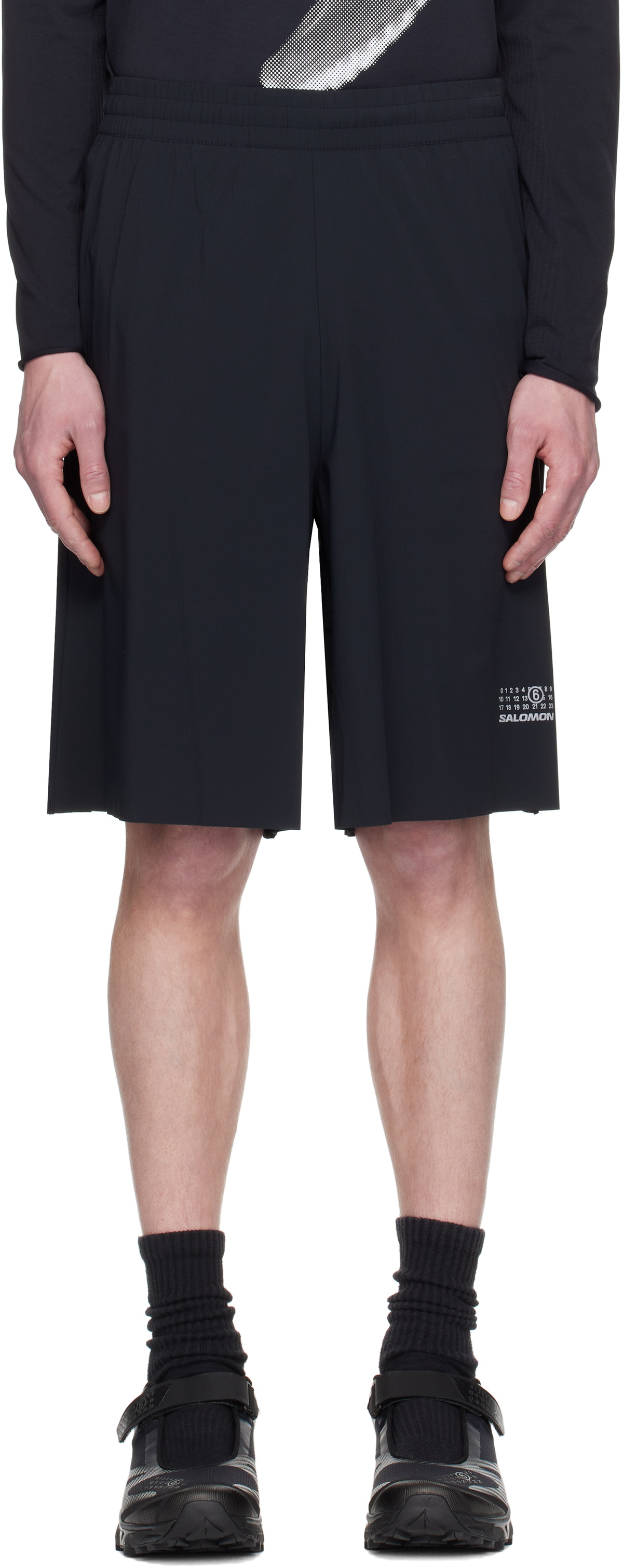 ショートパンツ Mm6 X Salomon Long Black Technical Shorts Mm6 X Salomon Long Black Technical Shorts | ModeSens
