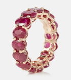Shay Jewelry 18kt gold eternity ring with rubies