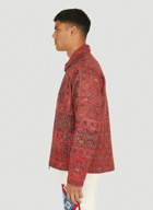 Vintage Kantha Work Jacket in Red