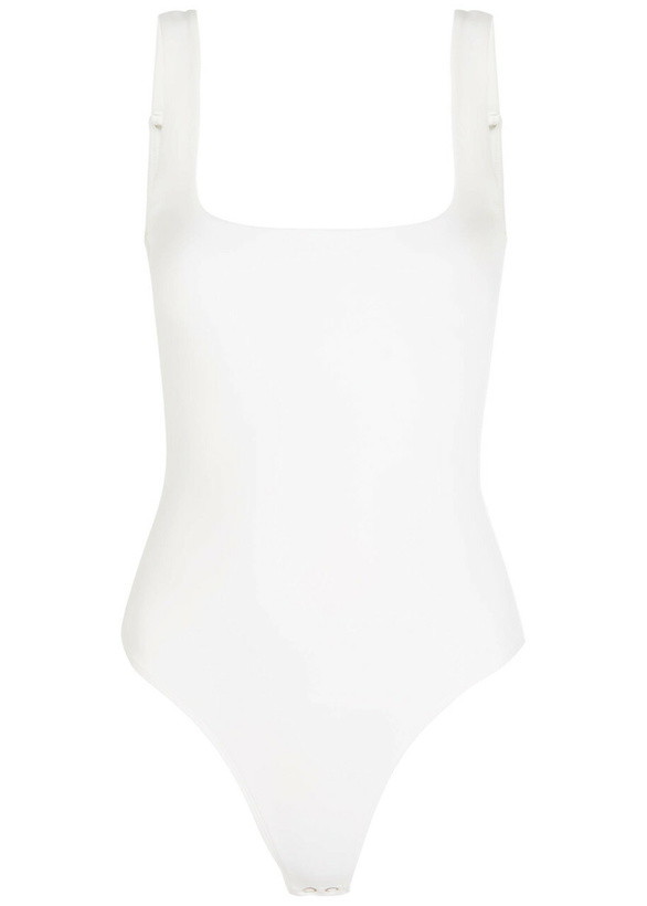 Photo: Good American Scuba Modern Tank Stretch-jersey Bodysuit White