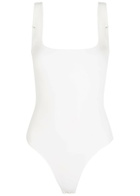 Good American Scuba Modern Tank Stretch-jersey Bodysuit White