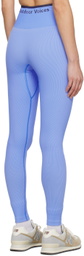 Outdoor Voices Blue Seamless 7/8 Leggings