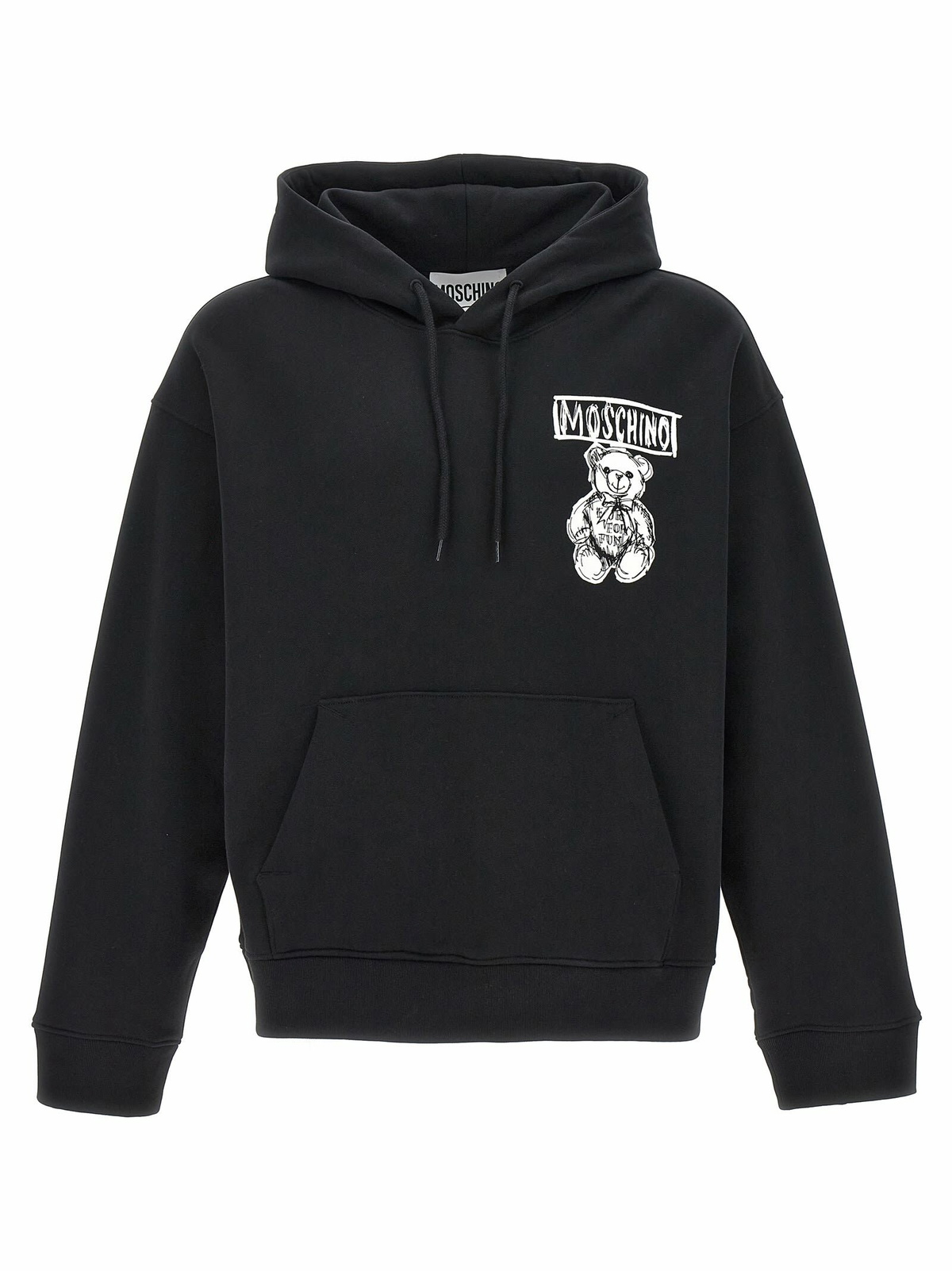 Moschino Black and Gold Couture Hoodie Moschino