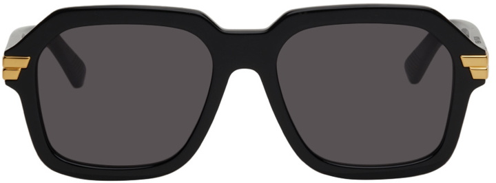 Photo: Bottega Veneta Black Shiny Unapologetic Sunglasses