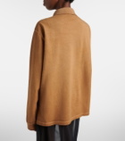 Prada Oversized cotton piqué polo shirt