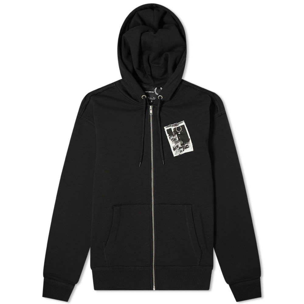 Fred Perry Reissues x Raf Simons Patch Print Zip Hoody Fred Perry x Raf ...