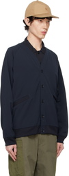 nanamica Navy ALPHADRY Cardigan