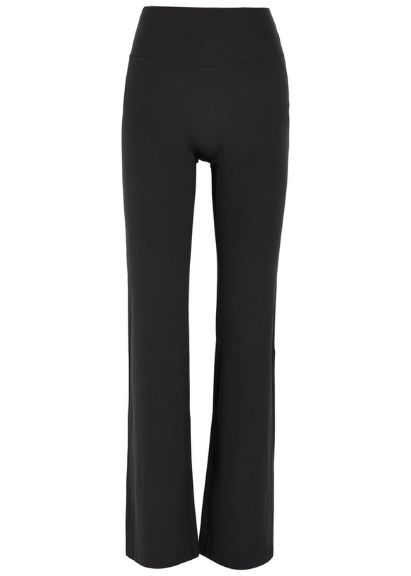 Photo: Nike Zenvy Flared-leg Infinasoft Leggings Black Grey