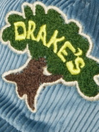 Drake's - Logo-Embroidered Cotton-Corduroy Baseball Cap
