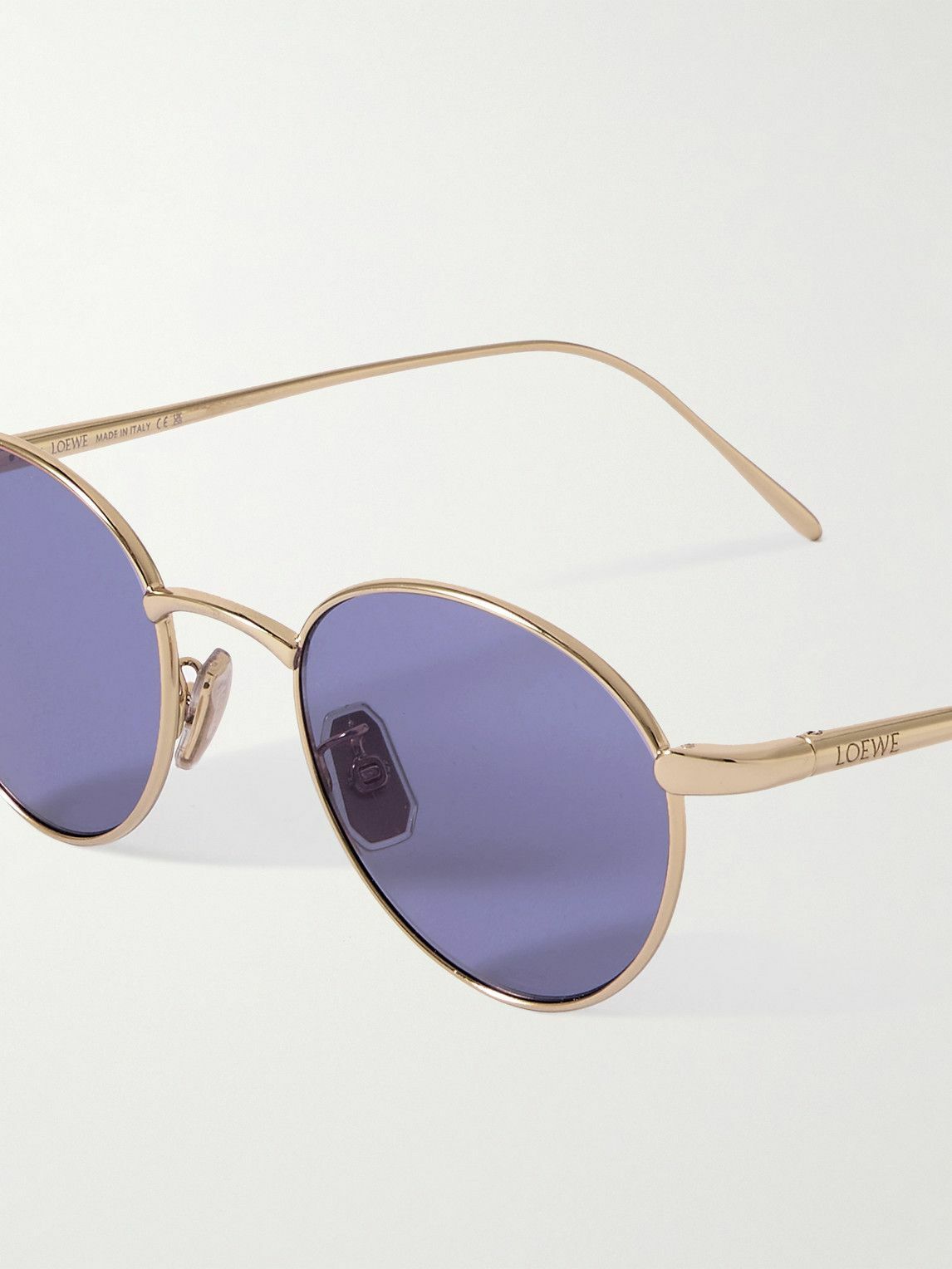 LOEWE - Round-Frame Gold-Tone Sunglasses Loewe display picture 3