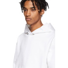 Helmut Lang SSENSE Exclusive White Brian Roettinger Logo Hack Hoodie