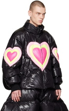 Chen Peng Black Lover's Heart Down Jacket