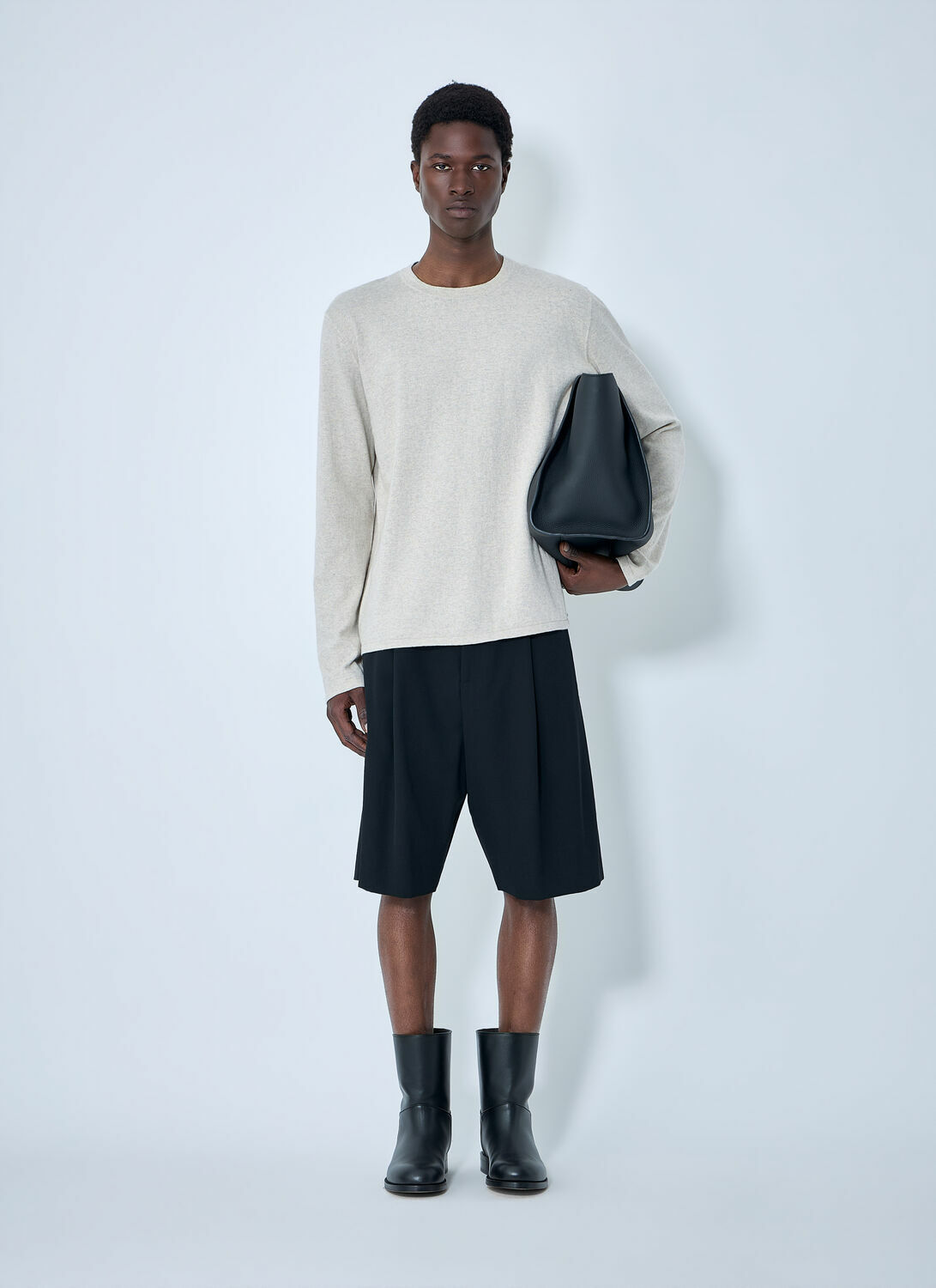 The Row Sayed Wool Shorts