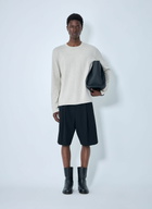 The Row Sayed Wool Shorts