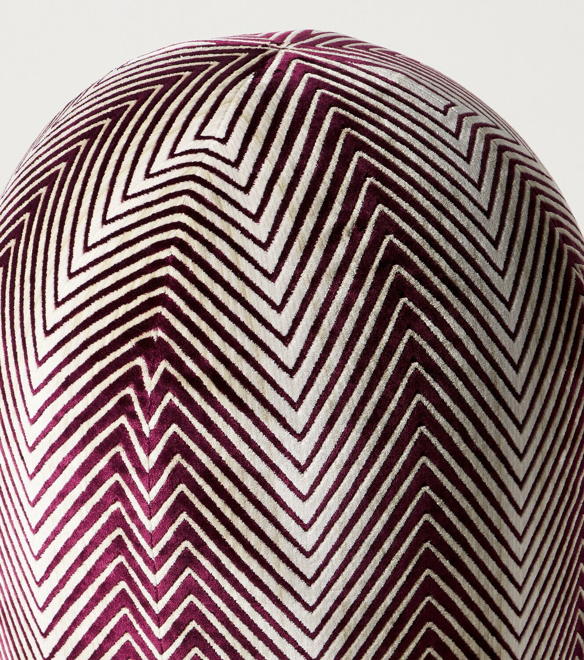 Missoni Ziggy velvet pouf