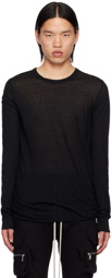 Rick Owens Black Porterville Basic Long Sleeve T-Shirt