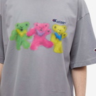 Maison MIHARA YASUHIRO Men's Bears T-Shirt in Blue