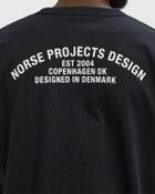 Norse Projects Simon Organic Arch Print Tee Blue Mens Shortsleefe
