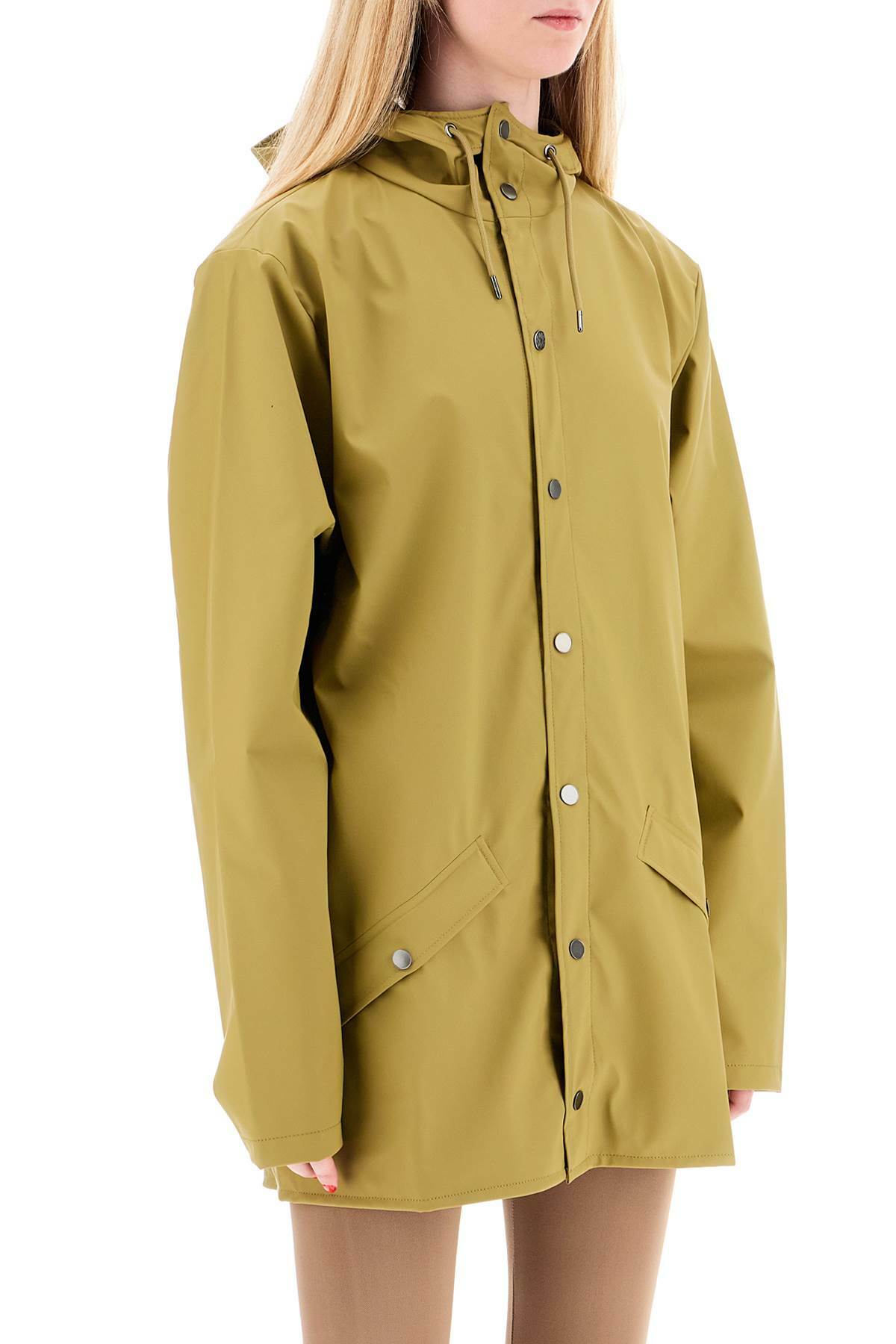 RAINS unisex rain jacket Khaki