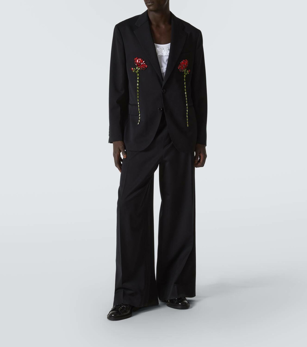 Simone Rocha Cutout leather brogues