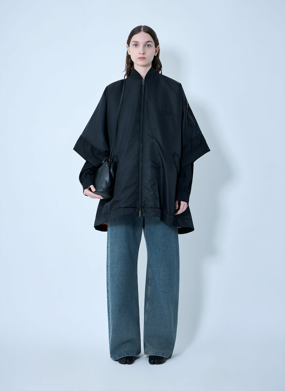 MM6 Maison Margiela Zip-Front Poncho