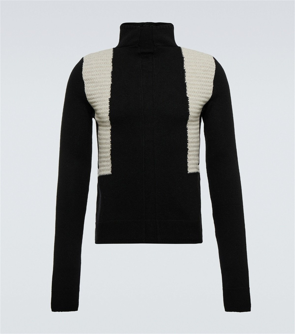Rick Owens - Intarsia cashmere and wool sweater Rick Owens