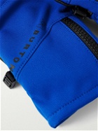 BURTON - [ak] Tech Suede-Trimmed DRYRIDE Softshell™ and Leather Ski Gloves - Blue