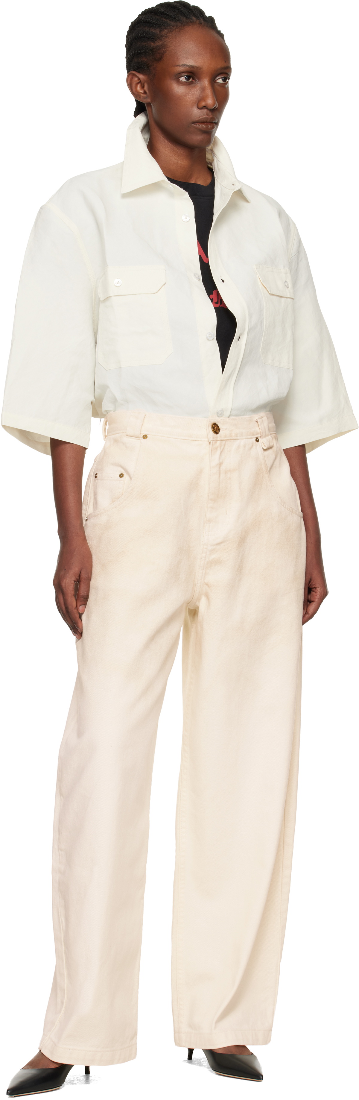 WILLY CHAVARRIA Off-White S/S Corcoran Shirt