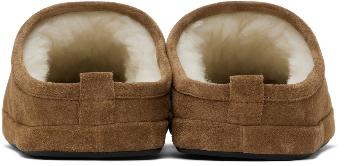 Balenciaga Tan Alaska Slippers