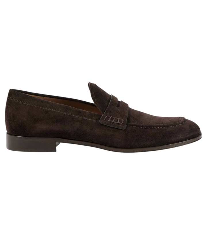 Photo: Gianvito Rossi George suede penny loafers