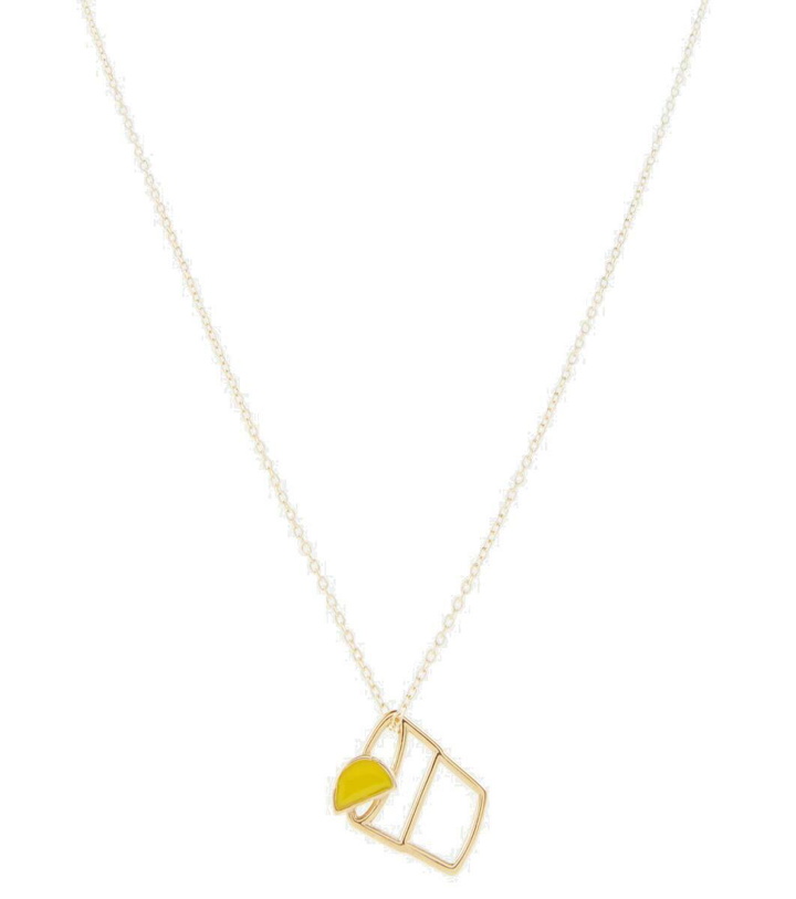 Photo: Aliita Tequila 9kt yellow gold necklace with enamel