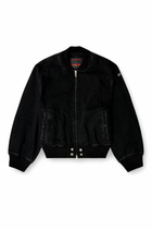 Diesel Bomber jacket in denim - Denim Jackets - Unisex - Black