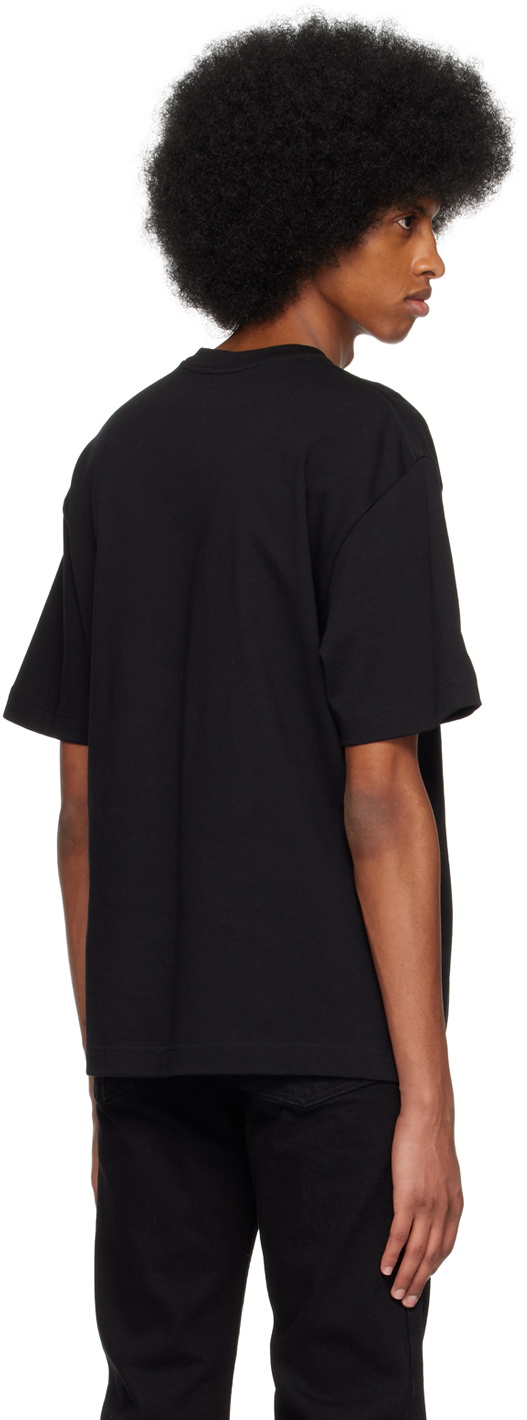 Filippa K Black Heavy Crewneck T-Shirt