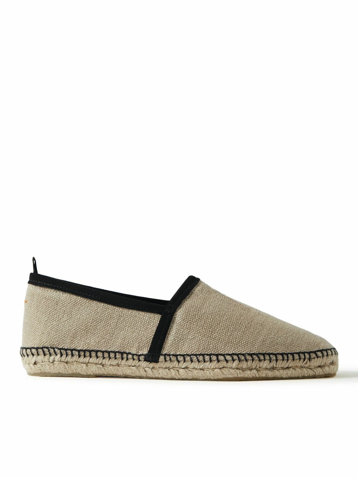 Castañer - Paul Suede-Trimmed Linen-Canvas Espadrilles - Neutrals Castaner