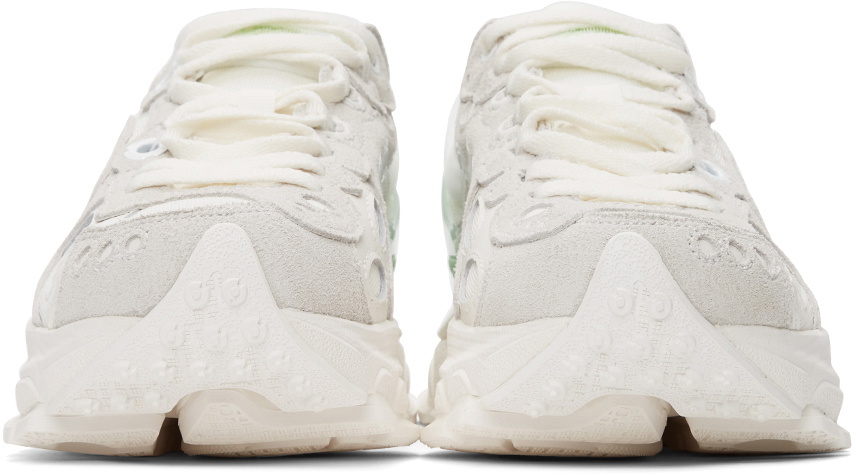 Li-Ning Off-White & Grey Furious Rider Ace 2 Sneakers