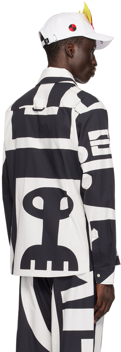 Walter Van Beirendonck Black & White Star Shirt
