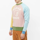 Human Made Men's Crazy Sweat in Pink