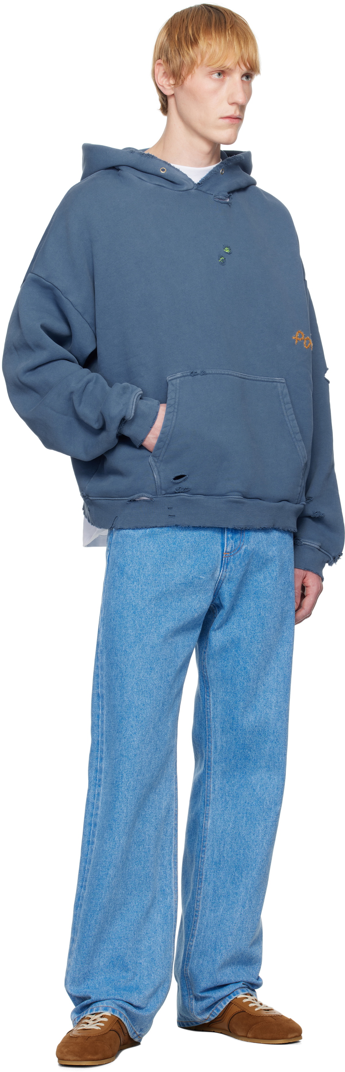 PALY Navy 'Paly' Blank Hoodie