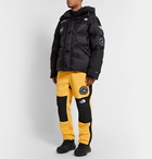 The North Face - 7SE Himalayan Appliquéd Panelled Fleece and Nylon Salopettes - Yellow