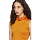 Loewe Orange Sleeveless High Turtleneck