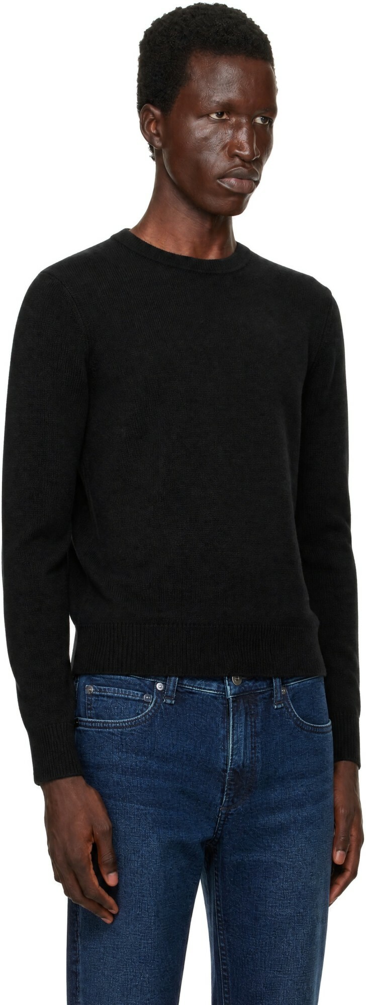 rag & bone Black Vernon Cashmere Sweater